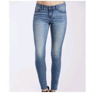 Dear John Size 31 Gisele High-Rise Light Wash Straight Leg Jeans (T2-2)